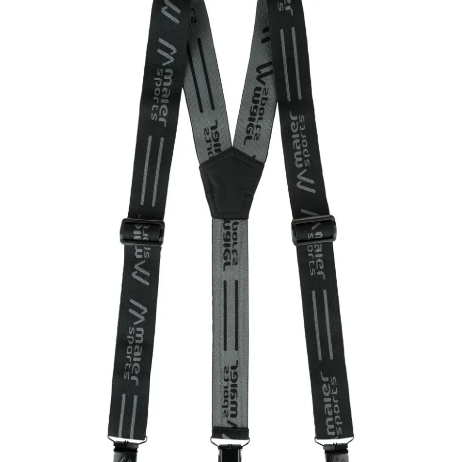 Maier Sports Skibroeken|Wintersport* Bretels heren black