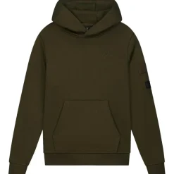 Malelions Truien & Vesten*Nylon Pocket hoodie junior moss green