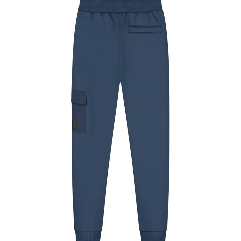 Malelions Broeken*Nylon Pocket joggingbroek junior navy