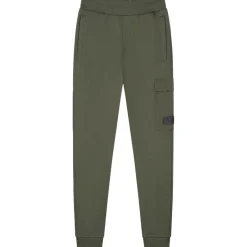 Malelions Broeken*Nylon Pocket joggingbroek junior moss green