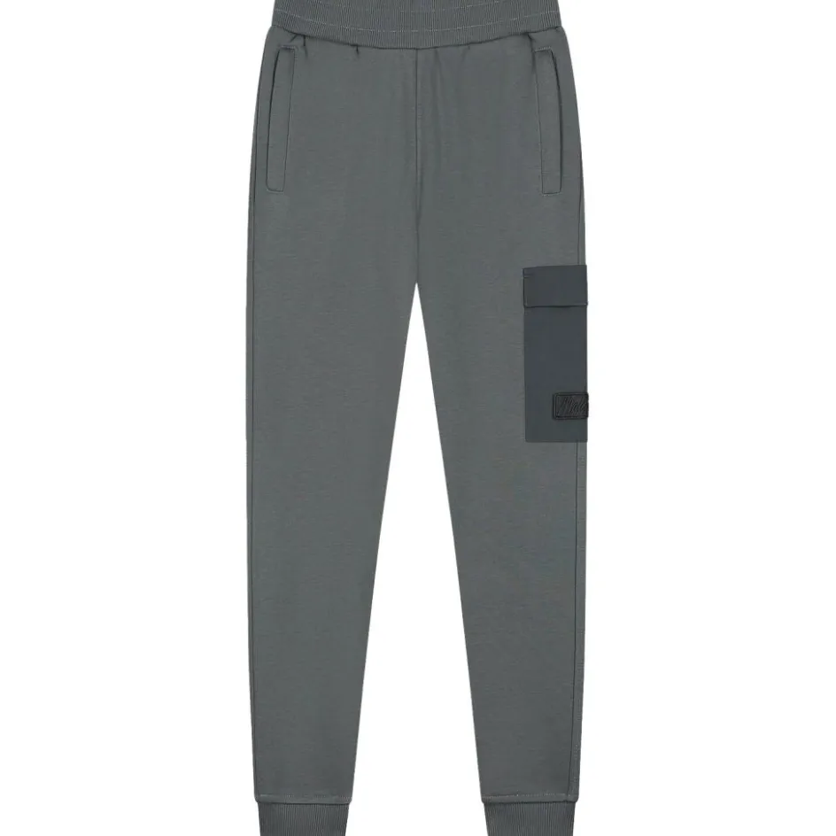Malelions Broeken*Nylon Pocket joggingbroek junior anthracite