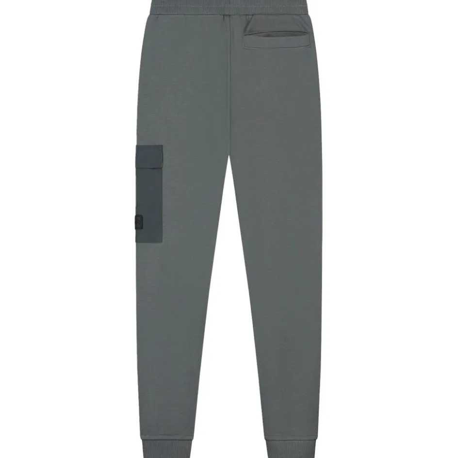 Malelions Broeken*Nylon Pocket joggingbroek junior anthracite