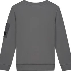 Malelions Truien & Vesten*Nylon Pocket sweater junior anthracite