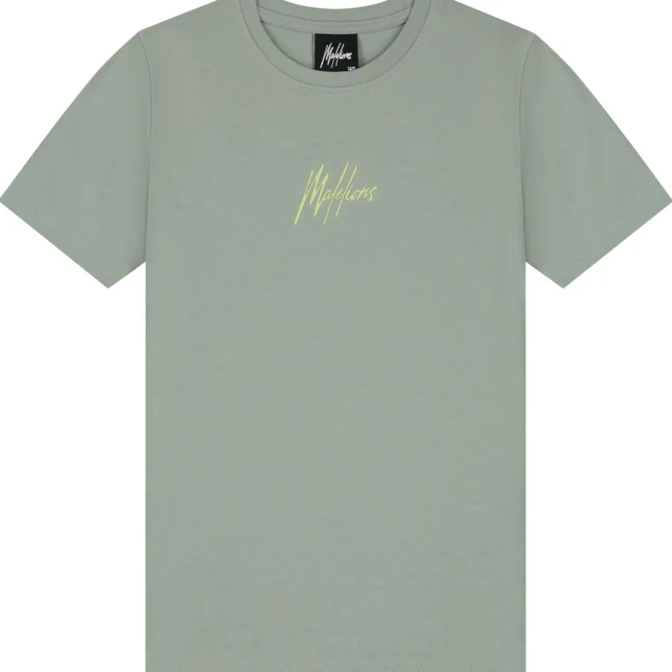 Malelions Shirts, Polo's & Blouses*Striped Signature shirt junior agave green