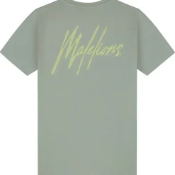 Malelions Shirts, Polo's & Blouses*Striped Signature shirt junior agave green