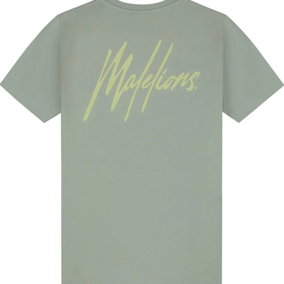 Malelions Shirts, Polo's & Blouses*Striped Signature shirt junior agave green