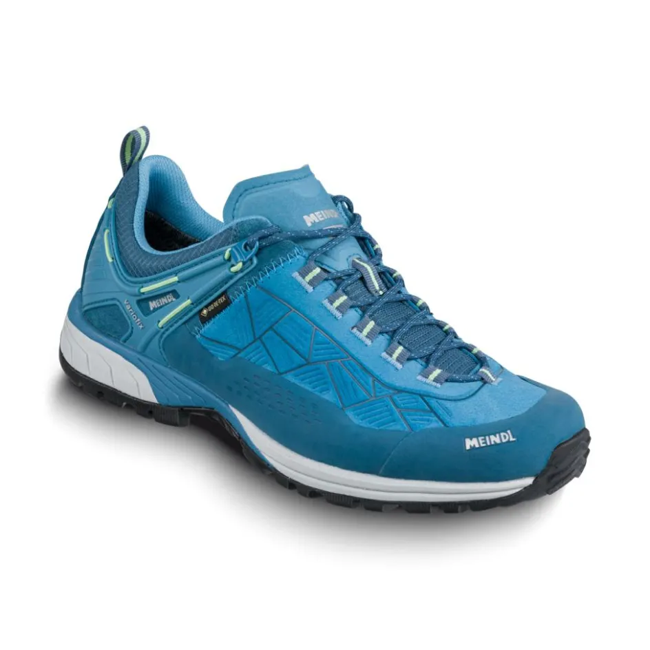 Meindl Wandelen|Wandelschoenen*Top Trail Lady GTX Lo wandelschoenen light blue yellow