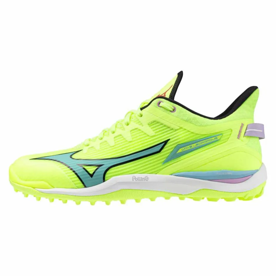 Mizuno Hockeyschoenen*Wave Leopardus hockeyschoenen neo lime black splish splash