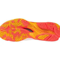Mizuno Indoorschoenen*Wave Lightning Z8 indoorschoenen heren white fiery coral 2 citrus
