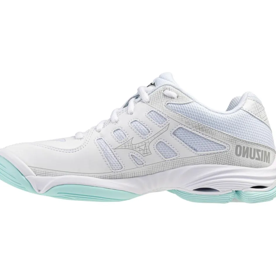 Mizuno Indoorschoenen*Wave Voltage 2 indoorschoenen dames white blue tint
