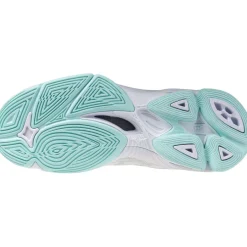 Mizuno Indoorschoenen*Wave Voltage 2 indoorschoenen dames white blue tint