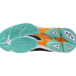 Mizuno Indoorschoenen*Wave Voltage 2 indoorschoenen heren black tangelo icegreen