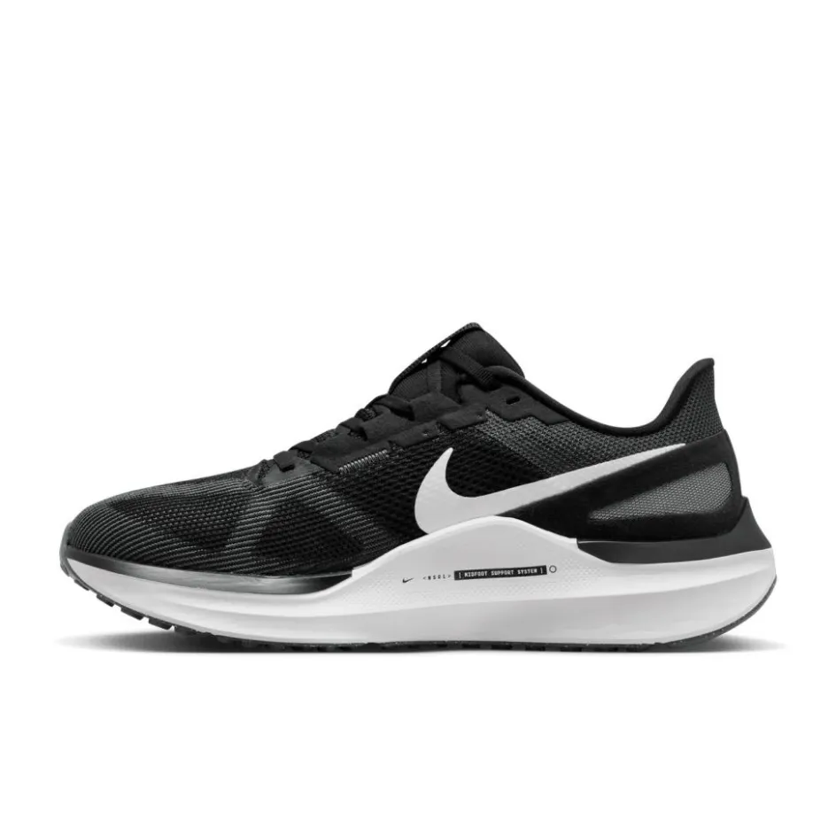 Nike Hardloopschoenen*Air Zoom Structure 25 hardloopschoenen heren black white iron grey