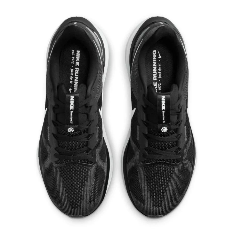 Nike Hardloopschoenen*Air Zoom Structure 25 hardloopschoenen heren black white iron grey