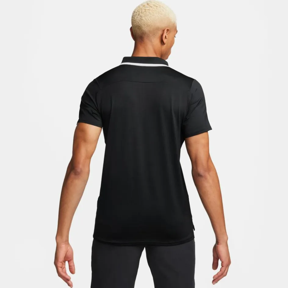 Nike Tenniskleding*Court Advantage tennispolo heren black white