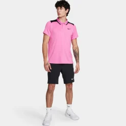 Nike Tenniskleding*Court Advantage tennispolo heren playful pink