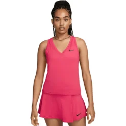 Nike Tenniskleding*Court Victory tennis tanktop dames aster pink black