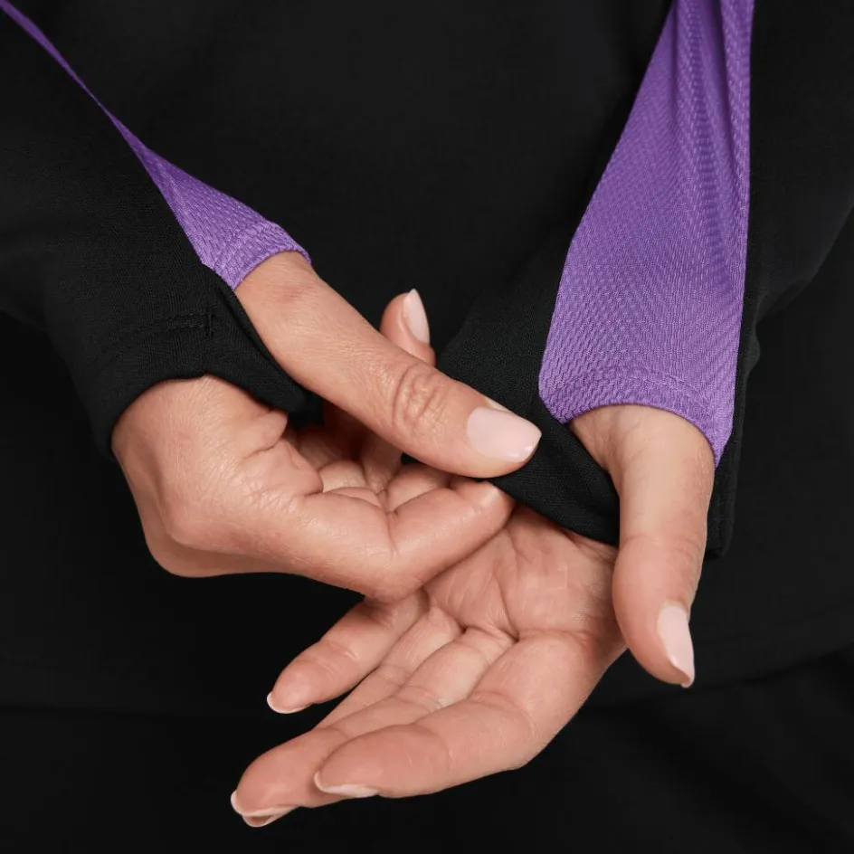 Nike Voetbalkleding*Dri-FIT Academy trainingsshirt dames black raspberry