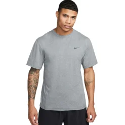 Nike Sportshirt*Dri-FIT Hyverse shirt heren smoke grey heather black
