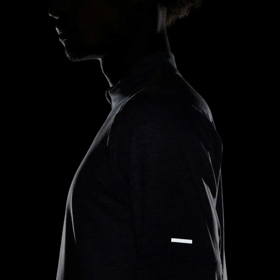 Nike Hardloopkleding*Element Dri-FIT hardloopshirt heren smoke grey grey fog reflective silver