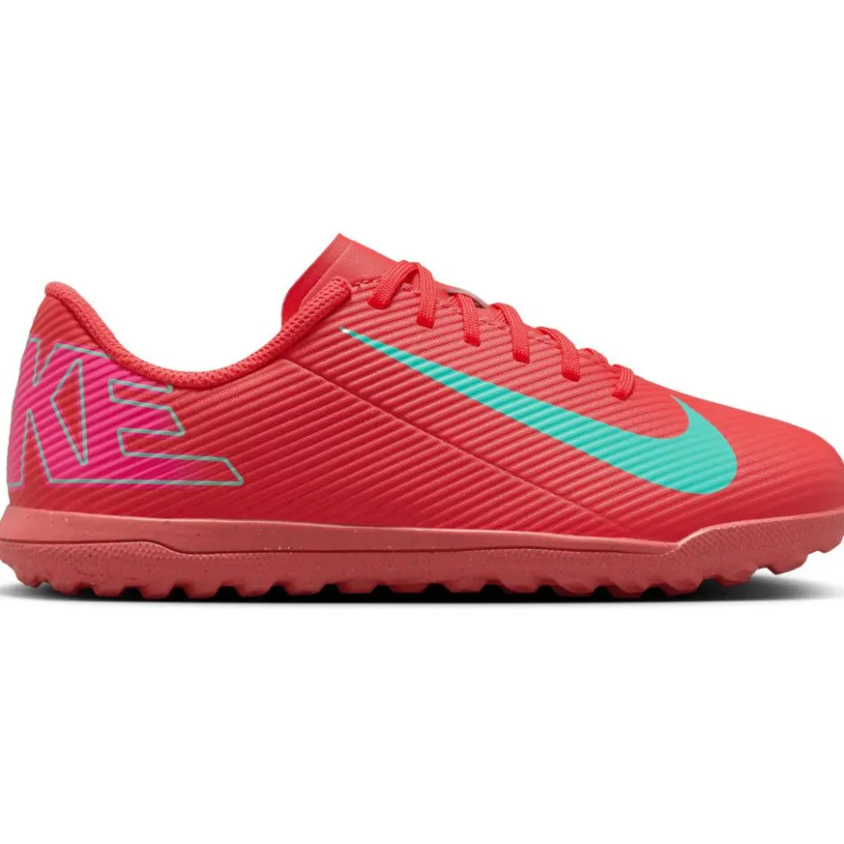 Nike Voetbalschoenen*Mercurial Vapor 16 Club TF voetbalschoenen junior ember glow aurora green