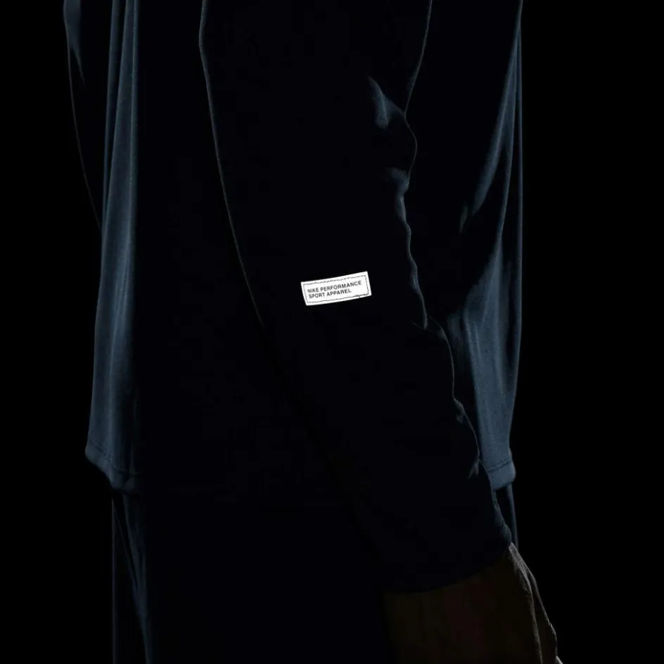 Nike Hardloopkleding*Miler Flash Dri-FIT hardloopshirt heren court blue reflective silver