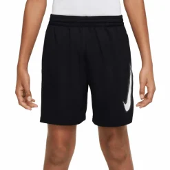 Nike Sportbroek*Multi Dri-FIT short junior black white