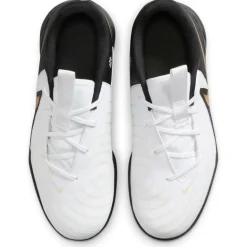Nike Voetbalschoenen*Phantom GX II Academy voetbalschoenen junior white metallic gold coin black
