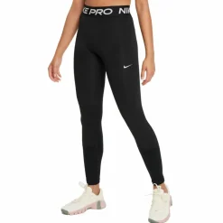 Nike Sportbroek* Pro Dri-FIT sportlegging junior black white