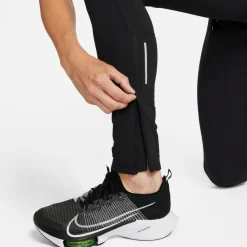 Nike Hardloopkleding*Repel Challenger hardloopbroek heren black  silver