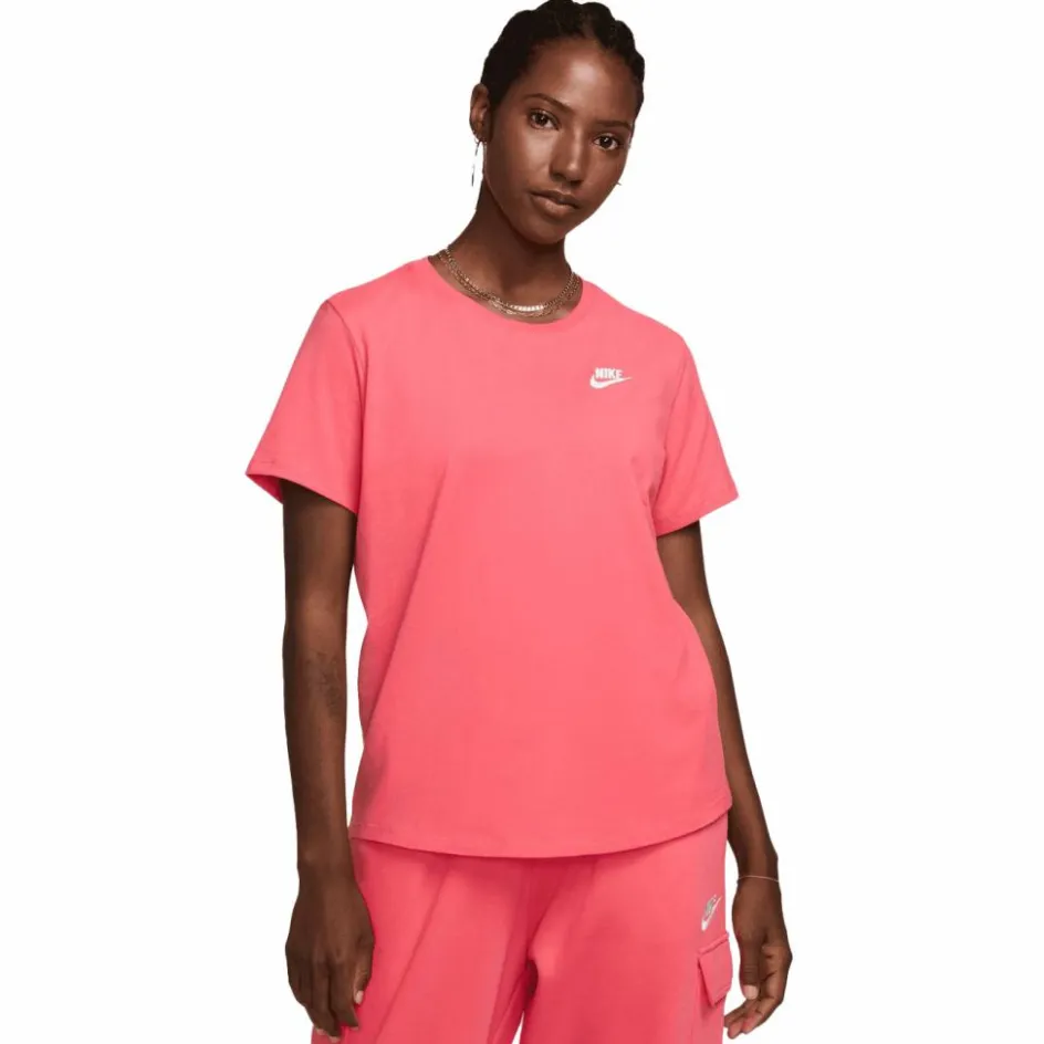 Nike Shirts, Polo's & Blouses*Sportswear Club Essentials shirt dames aster pink