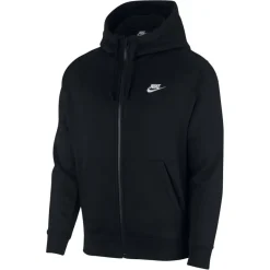Nike Truien & Vesten*Sportswear Club Fleece vest heren zwart wit