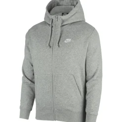 Nike Truien & Vesten*Sportswear Club Fleece vest heren dark grey heather matte silver white