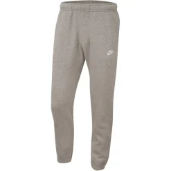 Nike Broeken*Sportswear Club Fleece joggingbroek heren dark  greyheather matte silver white