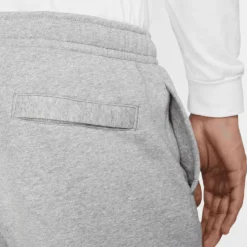 Nike Broeken*Sportswear Club Fleece joggingbroek heren dark  greyheather matte silver white