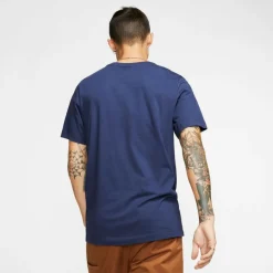 Nike Shirts, Polo's & Blouses*Sportswear Club shirt heren midnight navy white