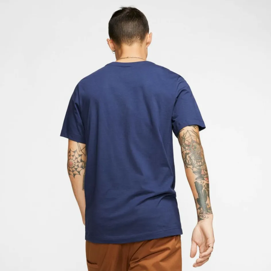 Nike Shirts, Polo's & Blouses*Sportswear Club shirt heren midnight navy white