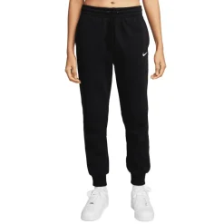 Nike Broeken*Sportswear Phoenix Fleece joggingbroek dames black sail
