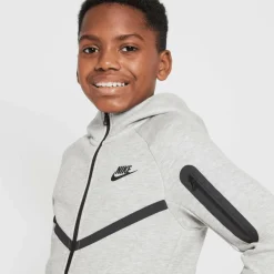Nike Truien & Vesten*Sportswear Tech Fleece vest junior dark grey heather black
