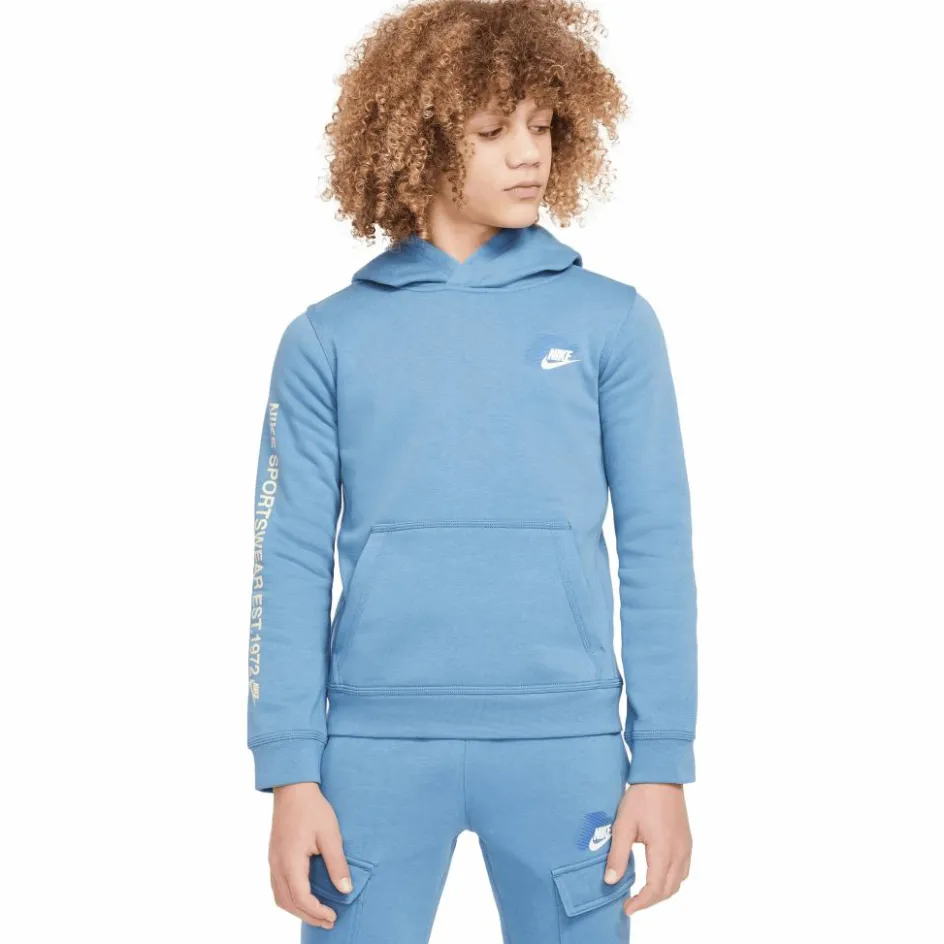 Nike Truien & Vesten*Standard Issue hoodie junior aegean storm
