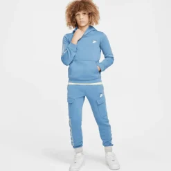 Nike Truien & Vesten*Standard Issue hoodie junior aegean storm