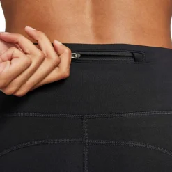 Nike Hardloopkleding*Swoosh Fast hardloopbroek dames black white