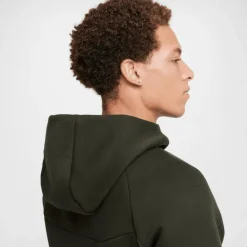 Nike Truien & Vesten*Tech Fleece Windrunner vest heren sequoia medium olive black