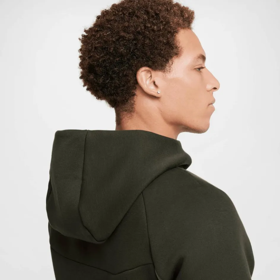 Nike Truien & Vesten*Tech Fleece Windrunner vest heren sequoia medium olive black