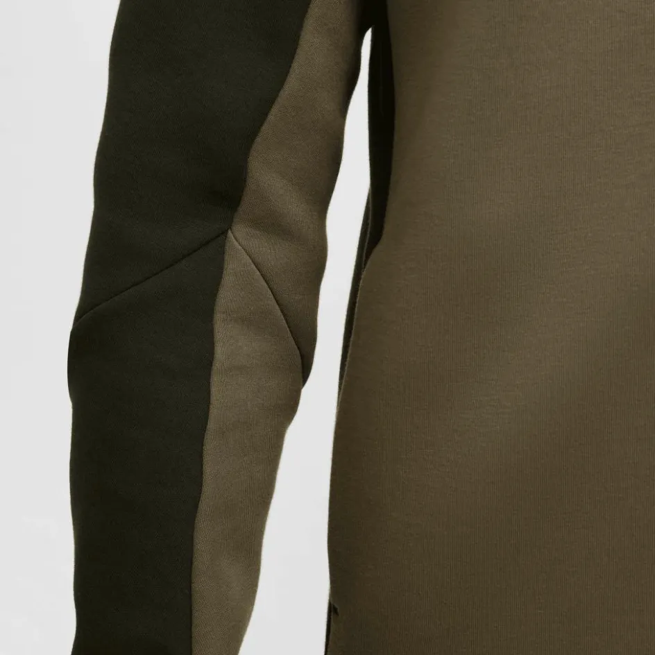 Nike Truien & Vesten*Tech Fleece Windrunner vest heren sequoia medium olive black