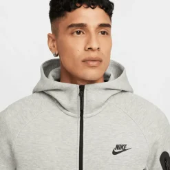 Nike Truien & Vesten*Tech Fleece Windrunner vest heren dark grey heather black