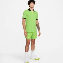 Nike Tenniskleding*The Rafa tennispolo heren action green light  lemon twist