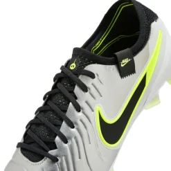 Nike Voetbalschoenen*Tiempo Legend 10 Elite FG voetbalschoenen heren metallic silcer volt black
