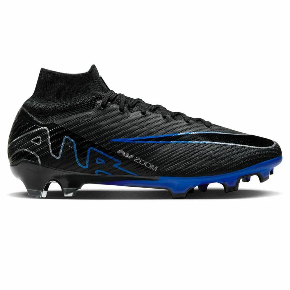 Nike Voetbalschoenen*Zoom Mercurial Superfly 9 Elite FG voetbalschoenen heren black hyper royal chrome