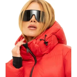 NIKKIE Ski Jassen|Wintersport*Nafferton winterjas dames racing red